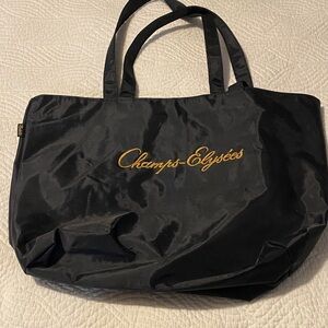 Champs-Elysee Shopping Tote from holiday in Paris. Used to bring home souvenirs